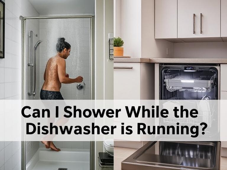 Can I Shower While the Dishwasher is Running