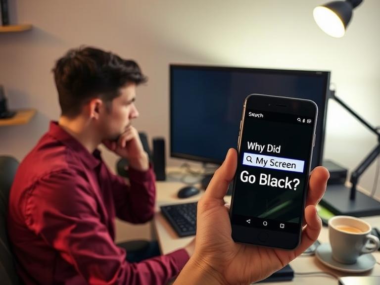 Why Did My Screen Go Black? Common Causes and Fixes