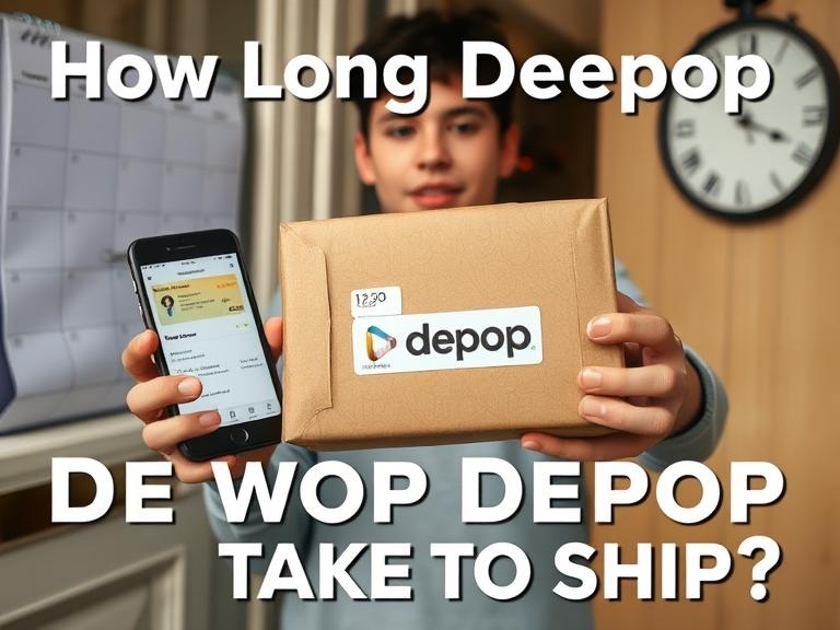 how long does depop take to ship​