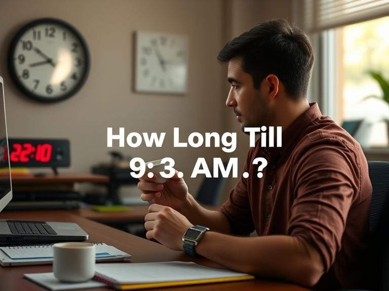 How Long Till 9 30 AM