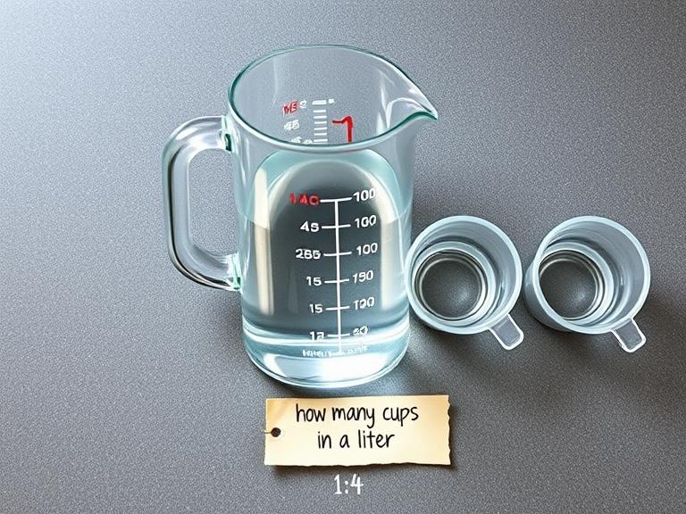 How Many Cups in a Liter