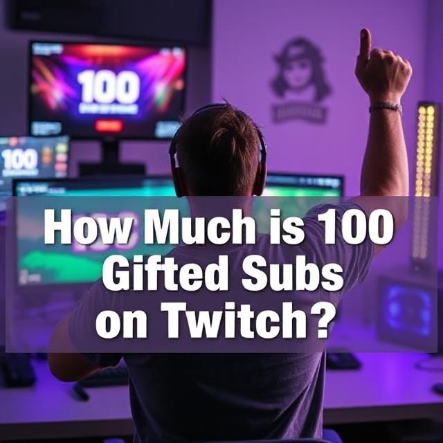 How Much is 100 Gifted Subs on Twitch