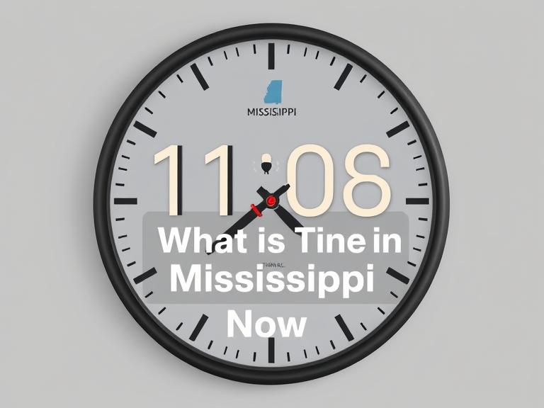 What Is Time in Mississippi Now
