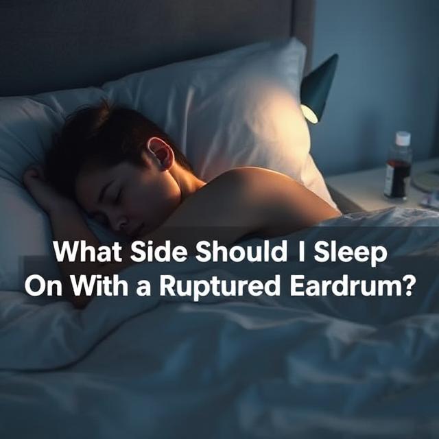 What Side Should I Sleep On With a Ruptured Eardrum
