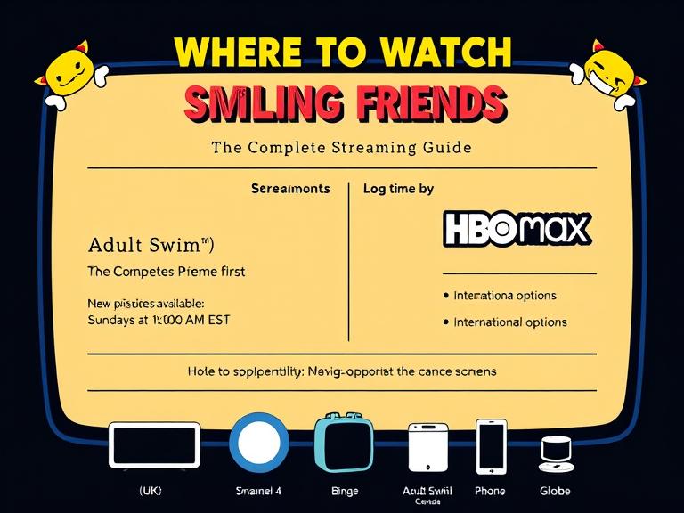 Where to Watch Smiling Friends