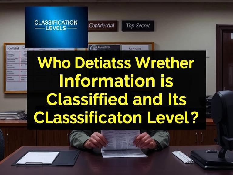Who Designates Whether Information is Classified and Its Classification Level