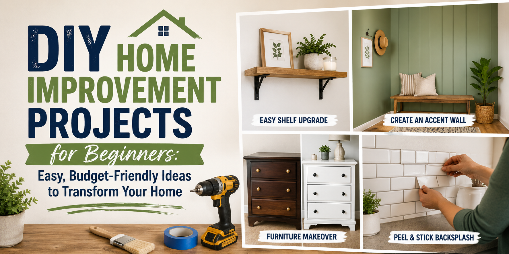 DIY Home Improvement Projects for Beginners