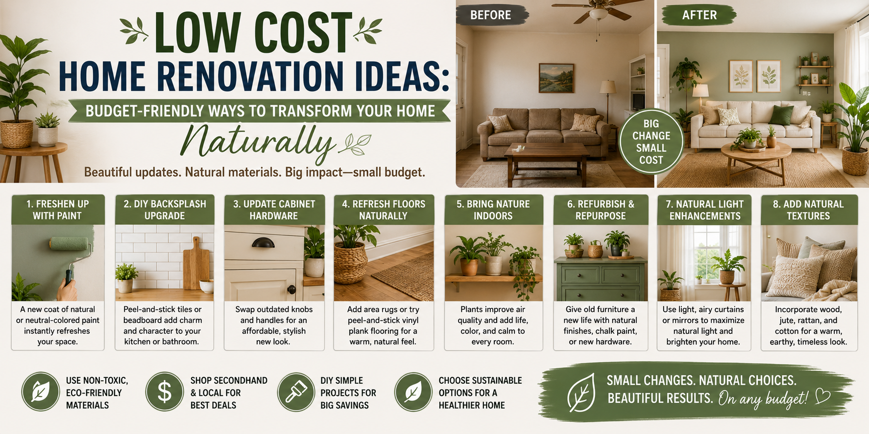 Low Cost Home Renovation Ideas