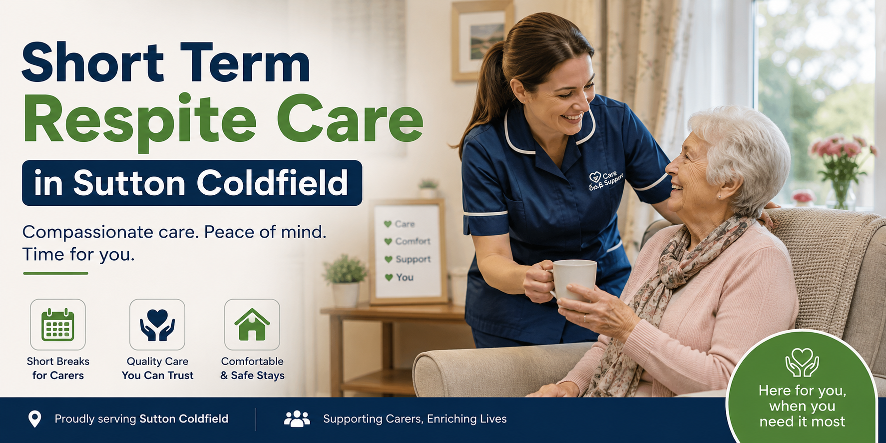 Short-Term Respite Care in Sutton Coldfield