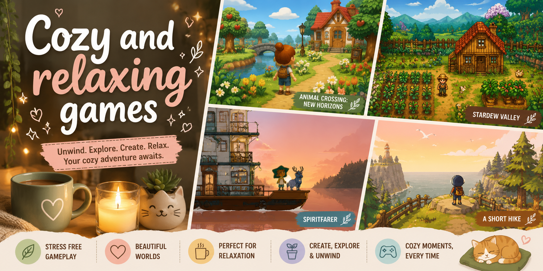 Cozy and Relaxing Games