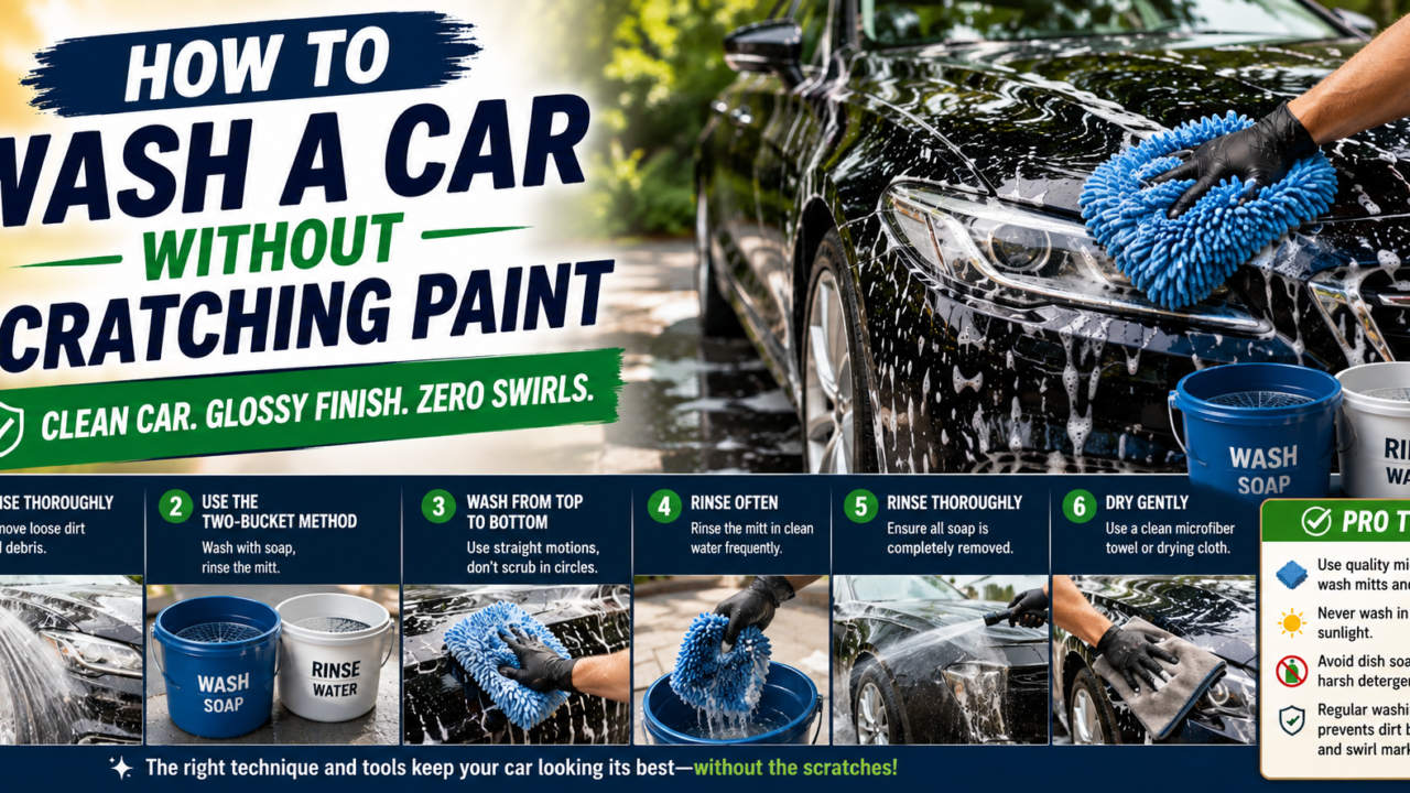 How to Wash a Car Without Scratching Paint: The Complete Guide to a Safe, Scratch-Free Car Wash