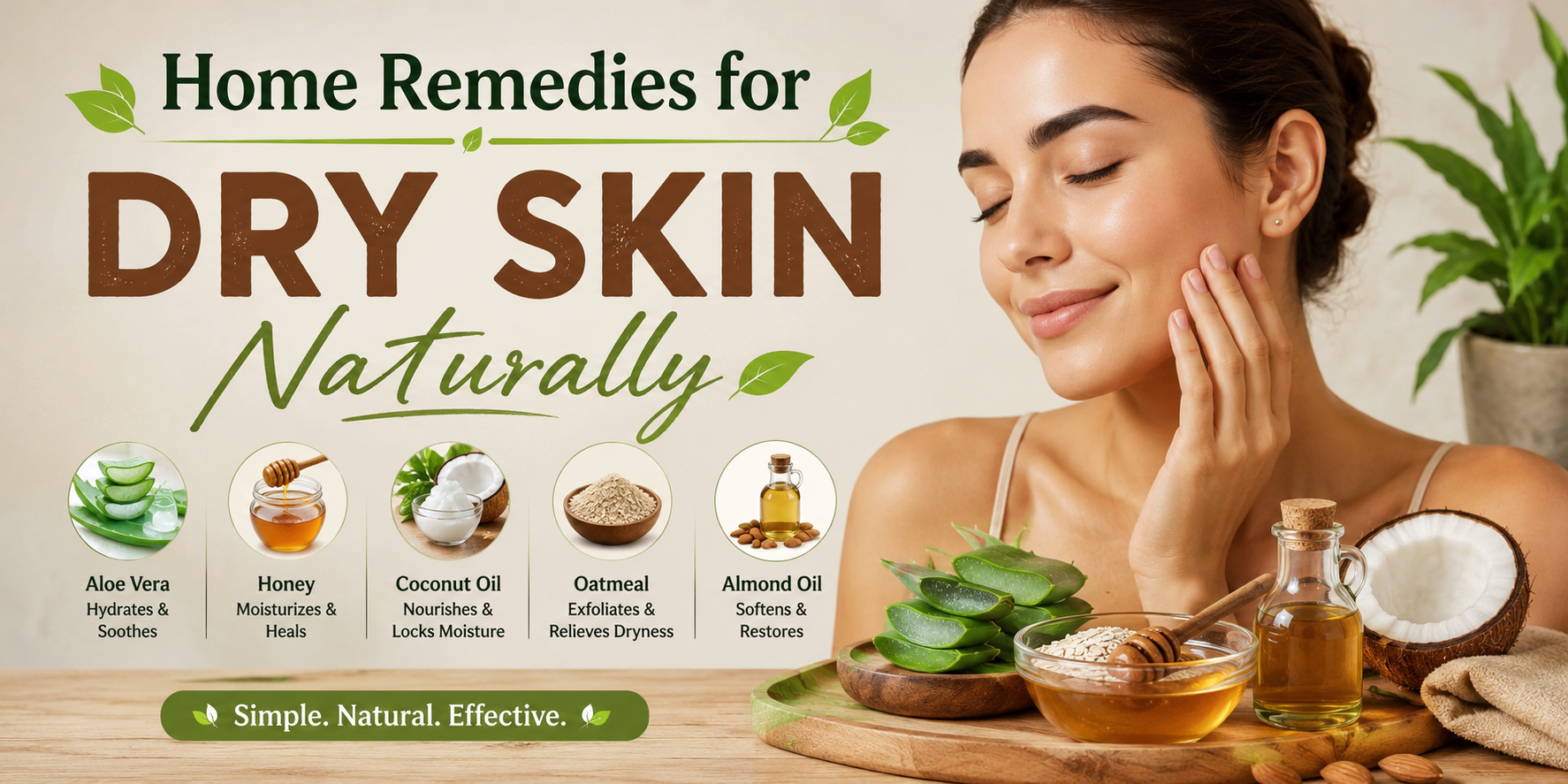 home remedies for dry skin naturally