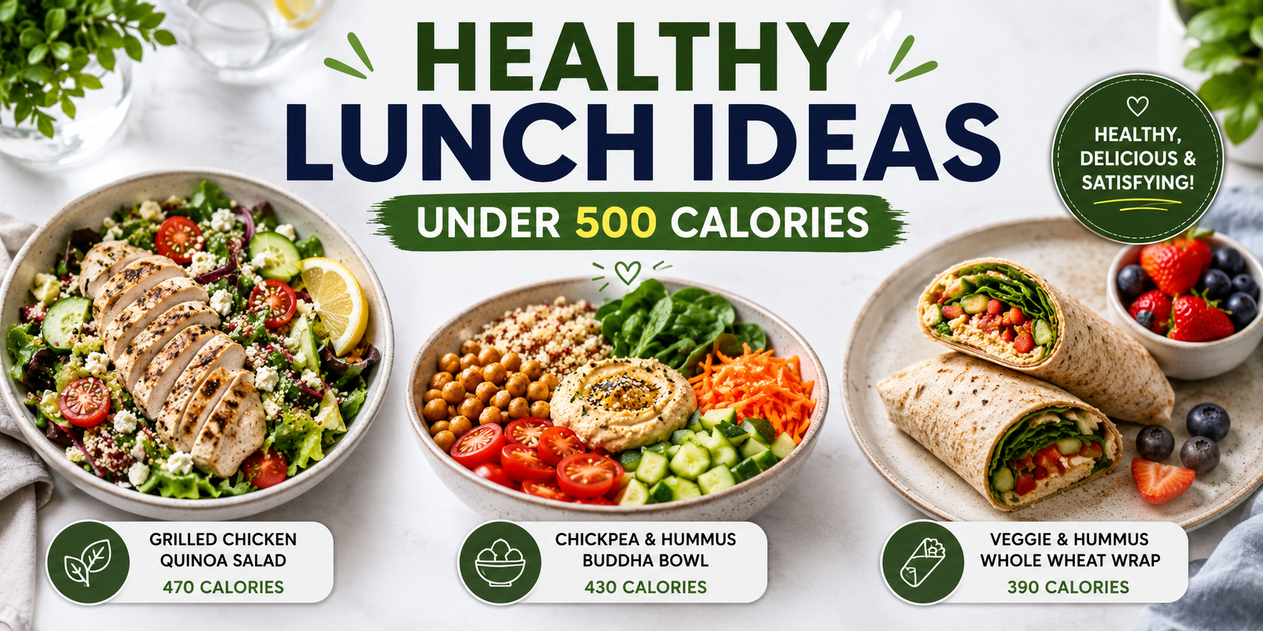 healthy lunch ideas under 500 calories