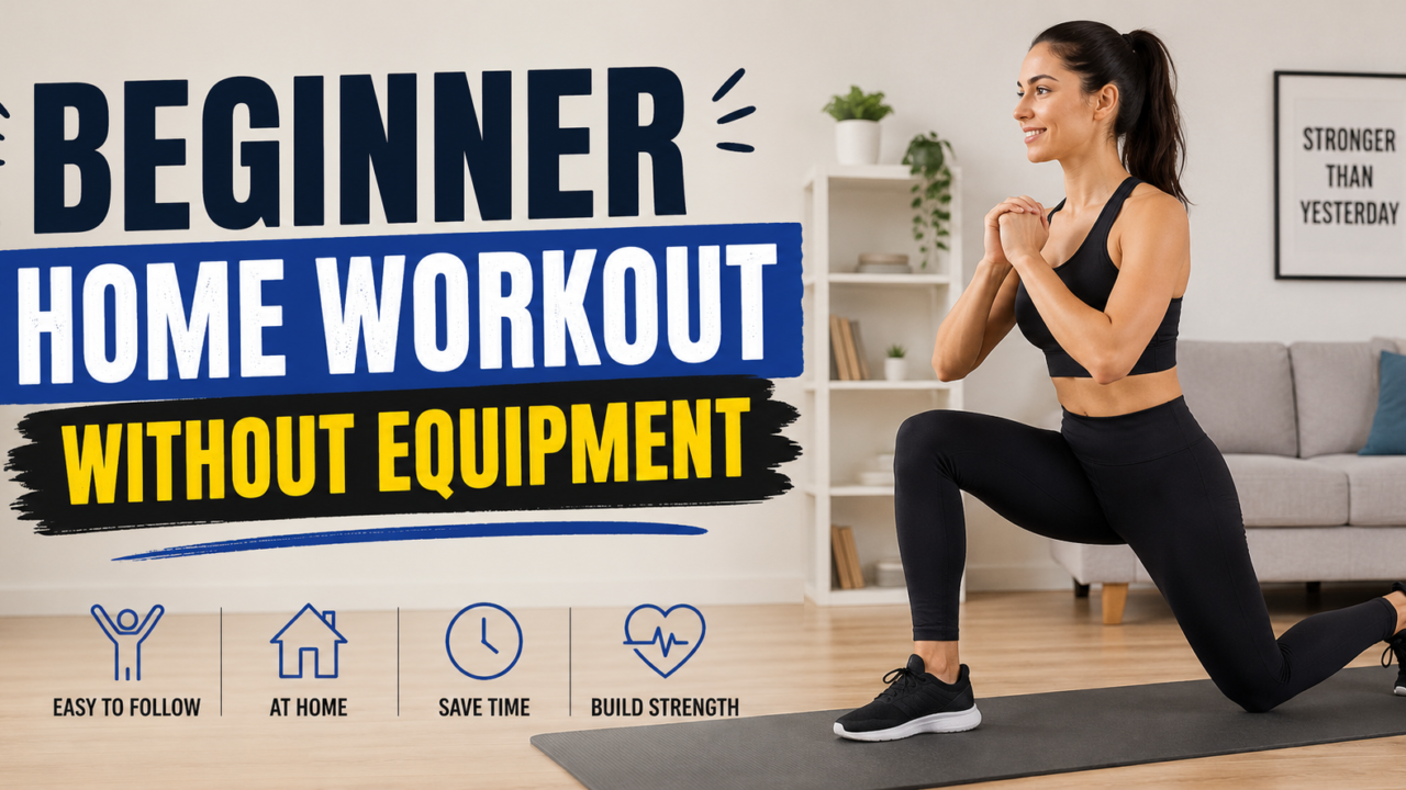Beginner Home Workout Without Equipment: A Natural Guide to Building Strength at Home