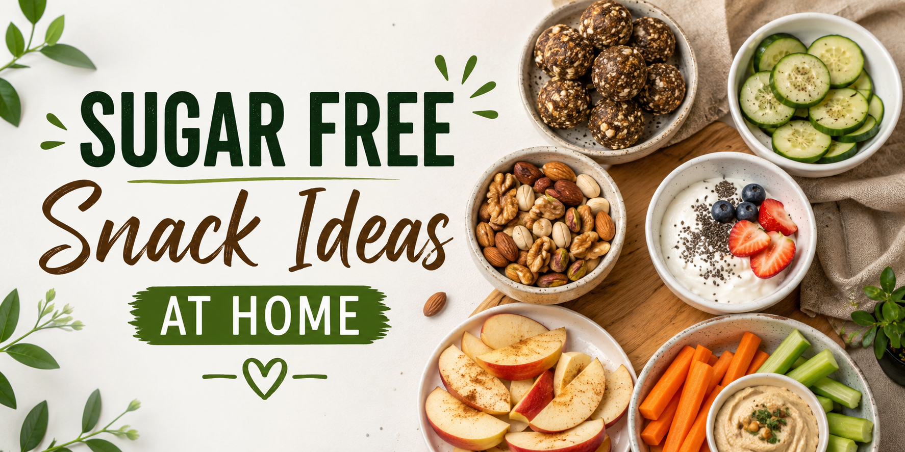sugar free snack ideas at home