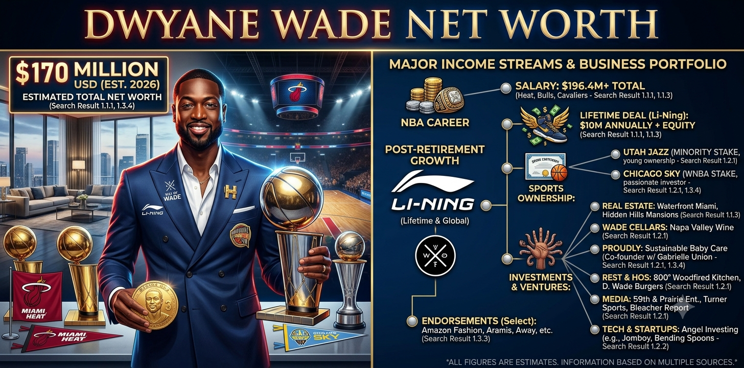 Dwyane Wade Net Worth