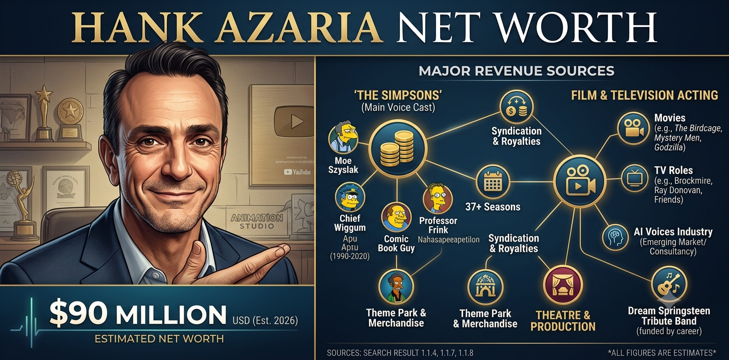 Hank Azaria Net Worth