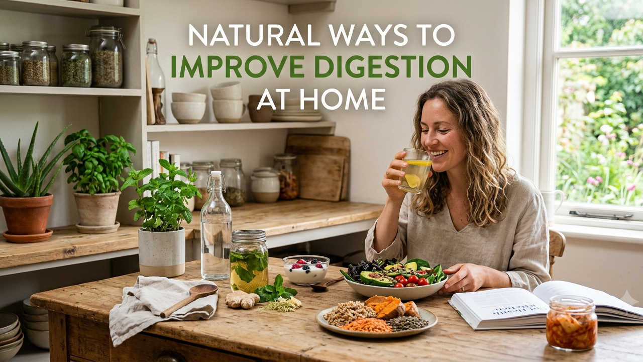 Natural Ways to Improve Digestion at Home: Simple Tips for a Healthy Gut