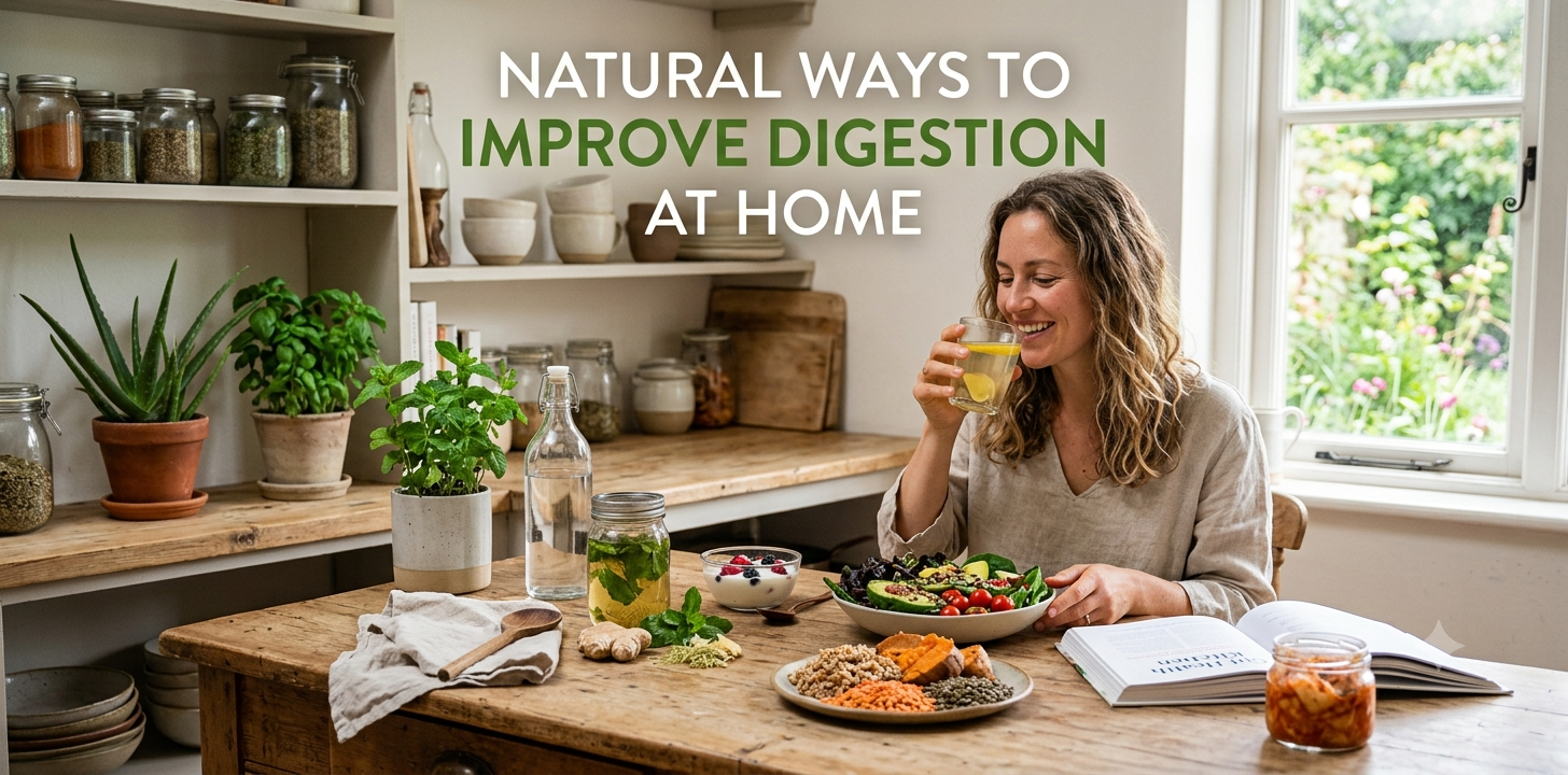 Natural ways to improve digestion at home