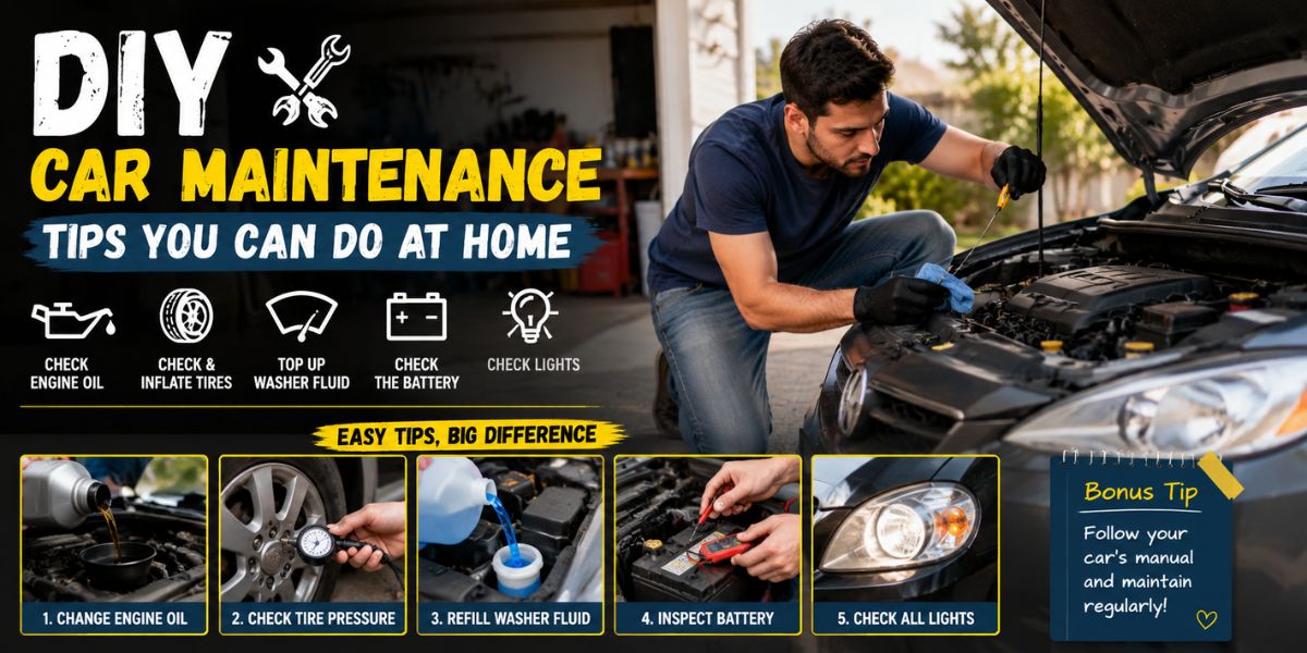 DIY car maintenance tips you can do at home