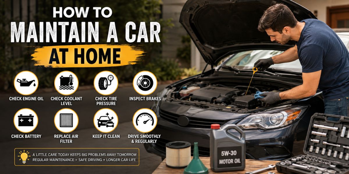 How to Maintain a Car at Home
